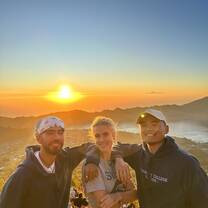 The sunrise 