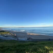 Elouera Beach at Cronulla, 1hr train ride from downtown Sydney