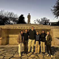 at the tomb and museum of Hippocrates