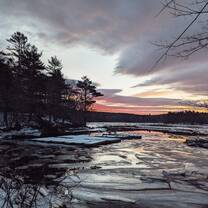 Waking up at 6 am has it's perks at Seguinland. Beautiful winter sunrise (Wintering 2024) 