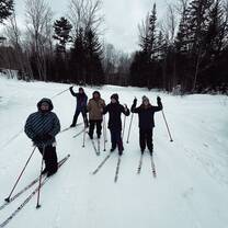 Skiing at Sugarloaf (wintering 2024)