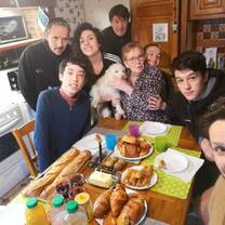 My host family and their extended family were all very welcoming.
