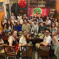 Group meal before our big adventure 