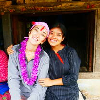Me and my homestay sister 