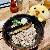 Funniest moment, Duck and his soba dinner. いただきます！