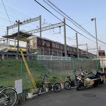 The station and train I'd take to go to campus everyday. Only a 1 minute walk away from my apartment! I was late to this train...