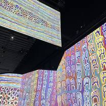 unbelievable aborigional art exihibit in Melbourne 