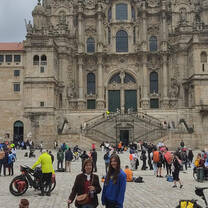 I went to Santiago to take a test with one of my Nacel directors. Afterwards, we got to see this amazing cathedral and explore the city!