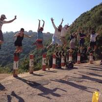 End of hike celebration 