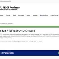 100% TESOL/TEFL Course done!