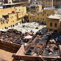 Tanneries in Fez