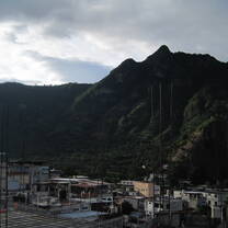 The view from my homestay!