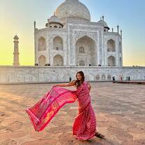 Taj Mahal at Sunset