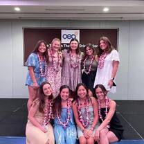 Orientation festivities with OEG staff