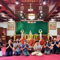 Our blessing by the monks on Christmas day
