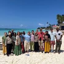 Fall 2024 program in the beautiful white sand beaches of Nungwi studying fishing communities and the intersection of traditional crafts and a growing tourism industry. Taking an 1 1/2 hour break to swim
