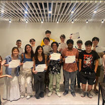 Interns final ceremony group
