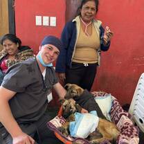 Sending a patient home after treatment! 