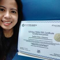 I got my TESOL/TEFL certificate
