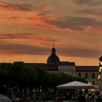 Plaza de Cervantes Sunset