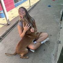 Bonding with my new friend 