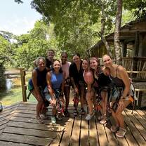 Zip lining!