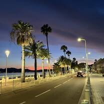 Spring night in Cannes
