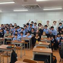 Our class visit to Osaka high school