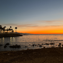 Antibes at night!