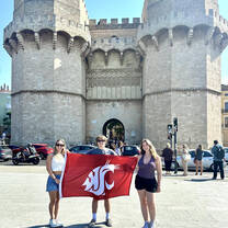 Studied abroad with other WSU students