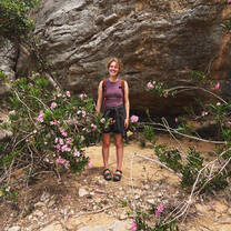 I went hiking in Buñol, about an hour outside of Valencia! I was able to take a bus all the way there and back for less than $15.00!
