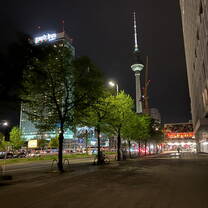 Alexanderplatz at night