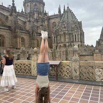 Salamanca's cathedral during our tour!