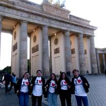 Me and my friends from AIFS saying good-bye to our city