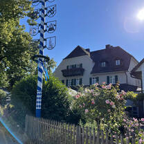 House with Maypole - Bavaria, Germany