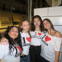 My new friends celebrating our love for the city