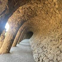 Park Guell in Barcelona. 
