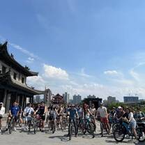 pick from bike riding ancient city wall 