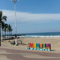 Durban South Beach sign