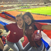 Soccer game at the national stadium against Nicaragua!
