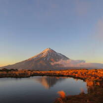 Mt. Taranaki at sunrise 
