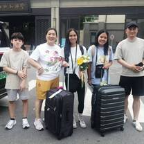 picture with others on departure 