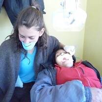 Dental intern in Peru