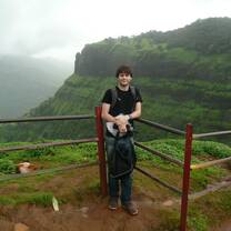 Enjoying the scenic beauty in Lonavla