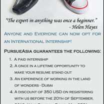 Paid International Internship in Dubai -Apply Now & Avail Exclusive Discount
