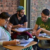 Students in class
