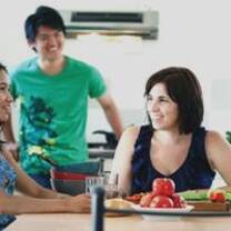Students and their teacher 