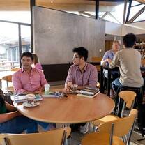 students in coffeeshop