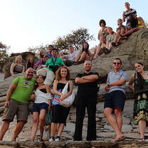 Students Lion Tzia Greece