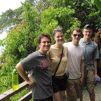 ICADS students travel to a national park on the beach on the weekend. 